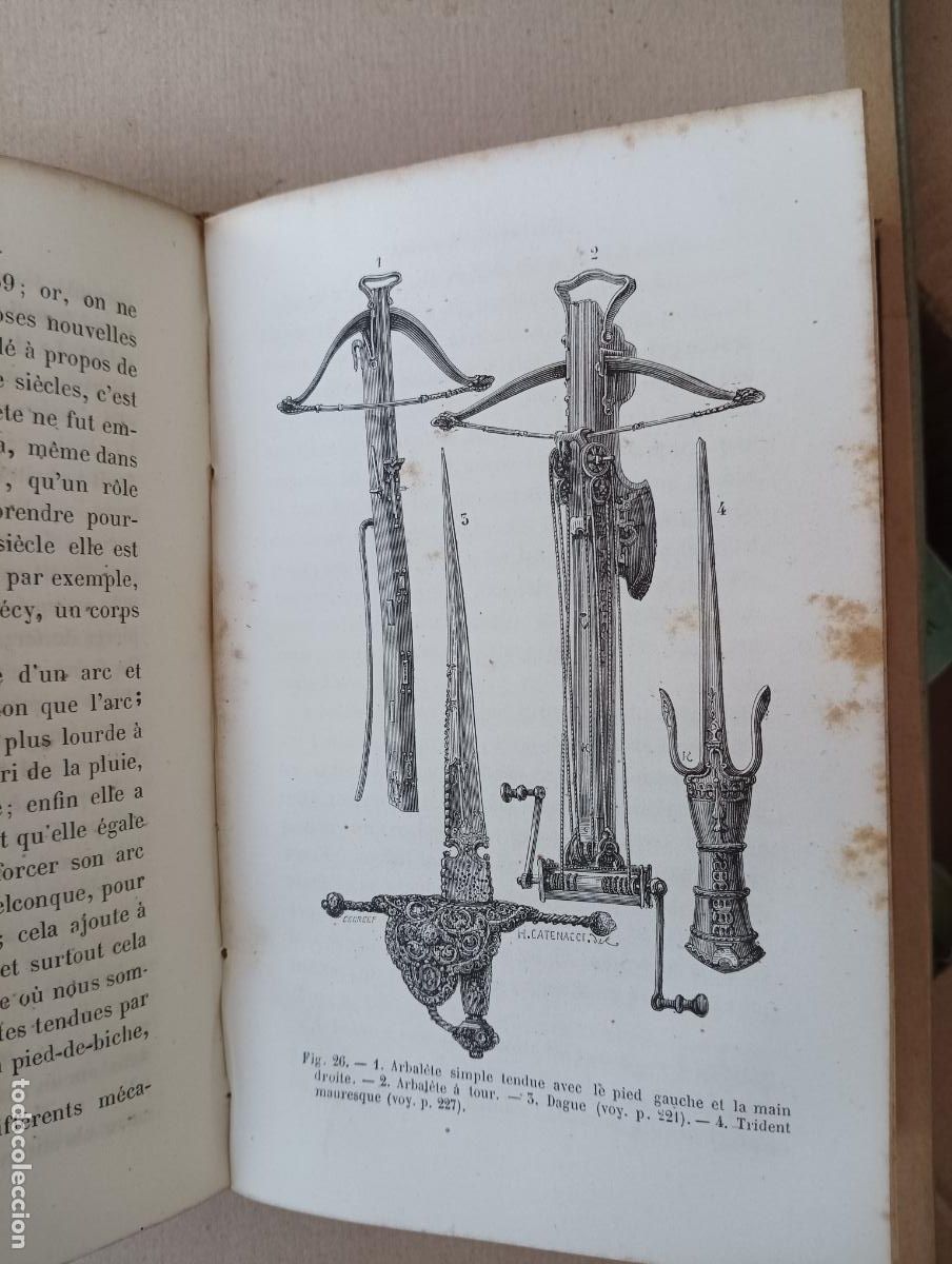 Libros antiguos: Les armes et les Armures. P. Lacombe - Foto 3