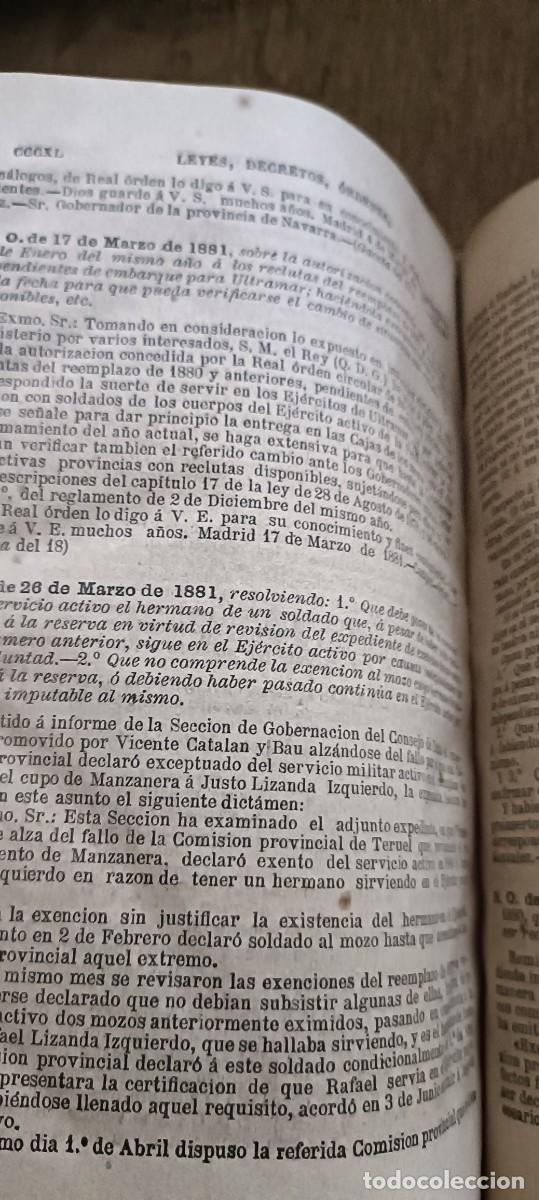 Libros antiguos: Guia de Quintas 1882 - Foto 5