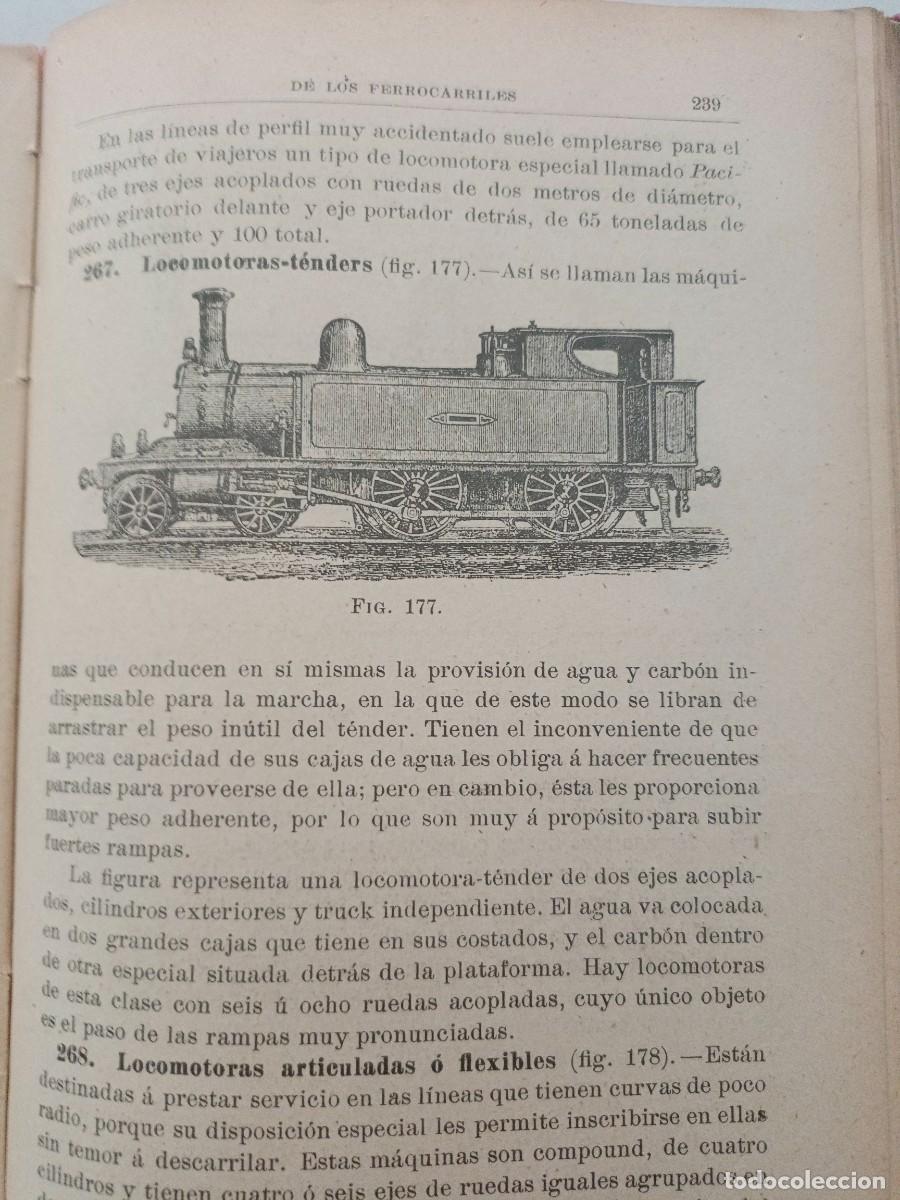 Libros antiguos: Antiguo libro sobre Ferrocarriles. 1908. - Foto 5