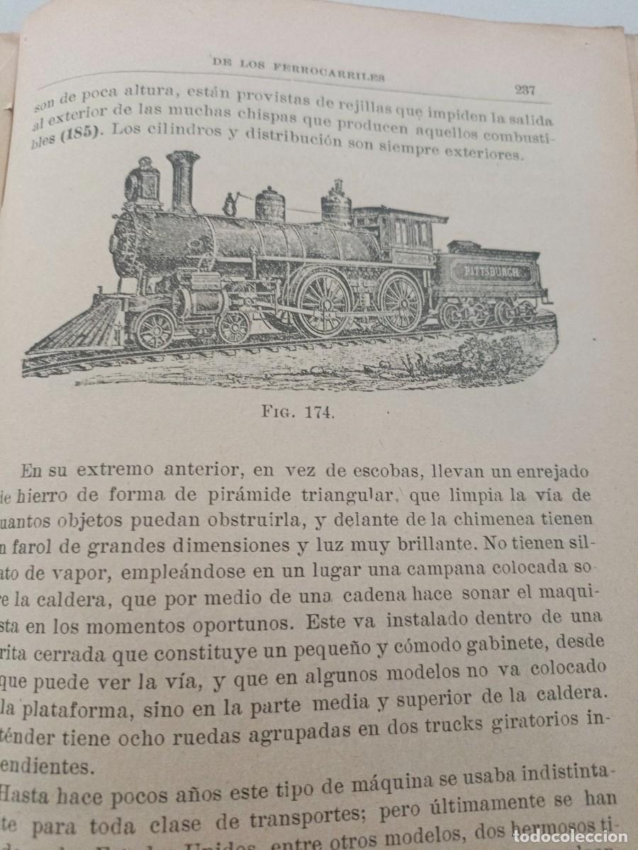 Libros antiguos: Antiguo libro sobre Ferrocarriles. 1908. - Foto 6