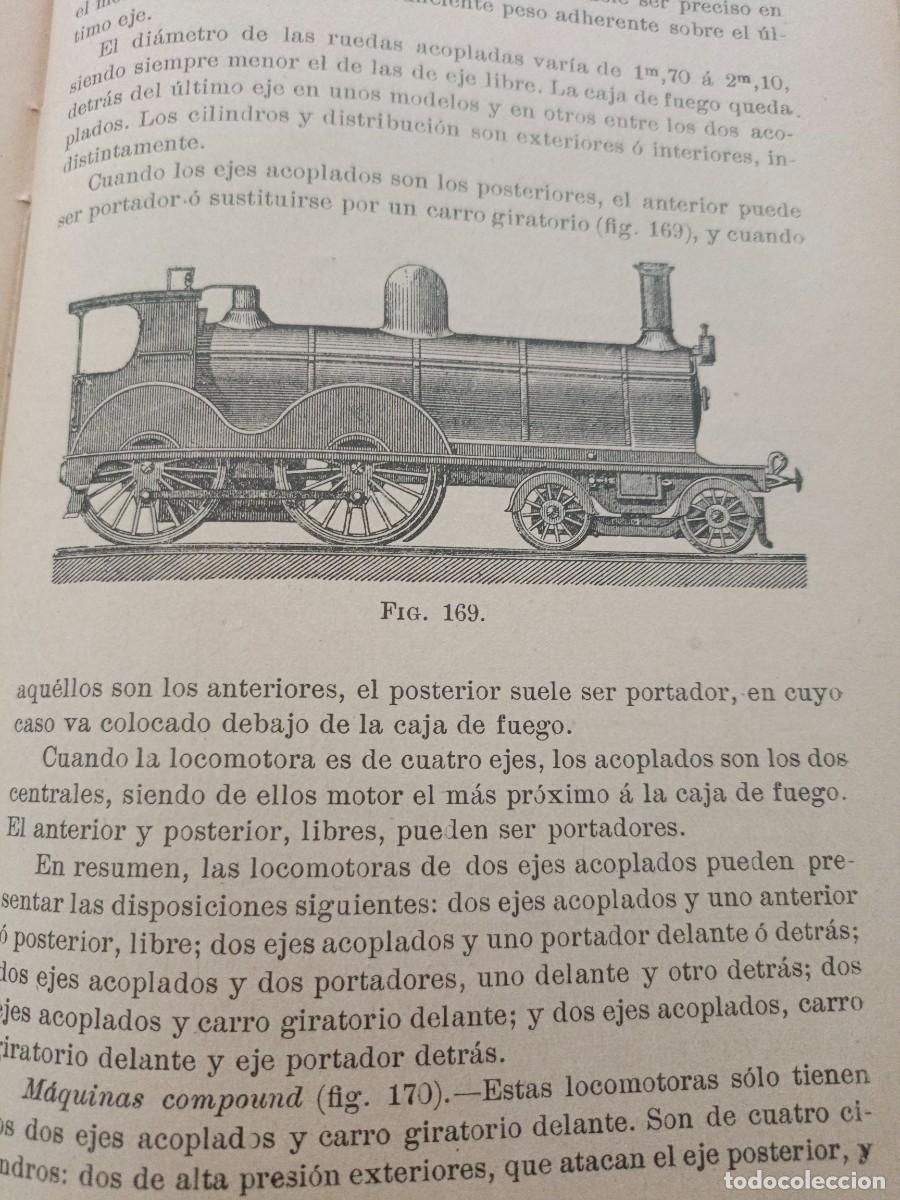 Libros antiguos: Antiguo libro sobre Ferrocarriles. 1908. - Foto 9
