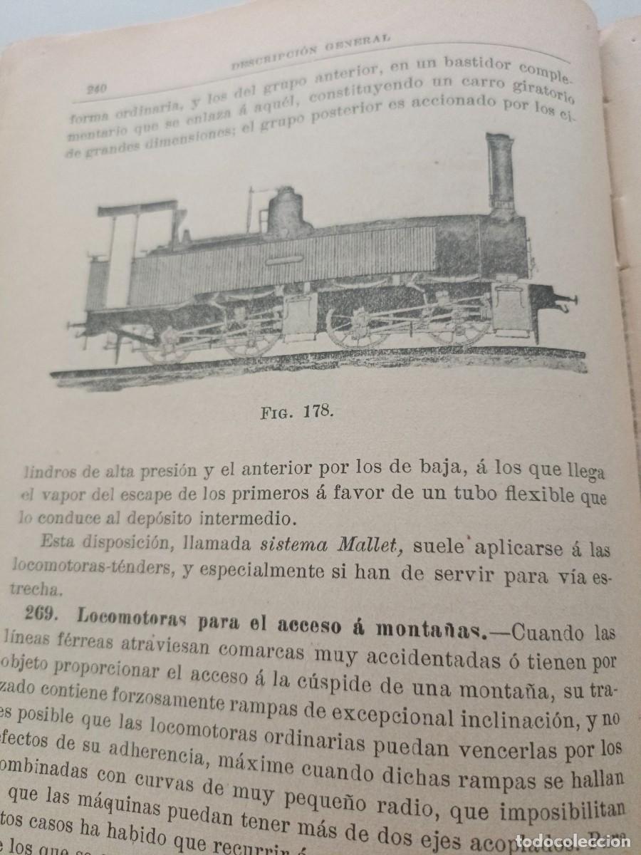Libros antiguos: Antiguo libro sobre Ferrocarriles. 1908. - Foto 13