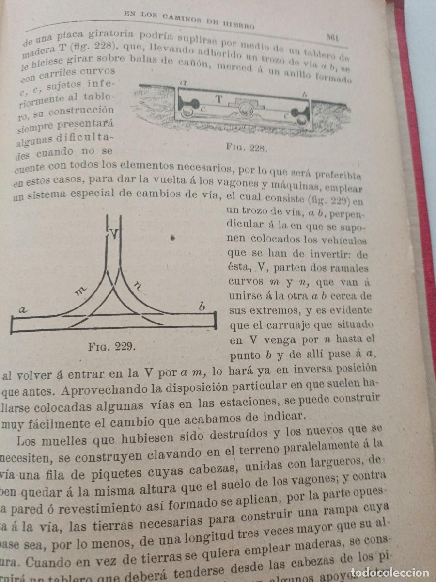 Libros antiguos: Antiguo libro sobre Ferrocarriles. 1908. - Foto 15