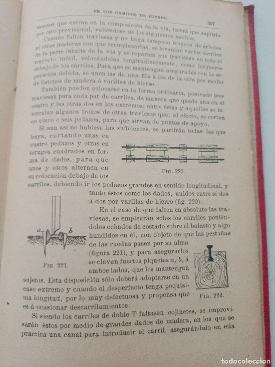 Libros antiguos: Antiguo libro sobre Ferrocarriles. 1908. - Foto 16
