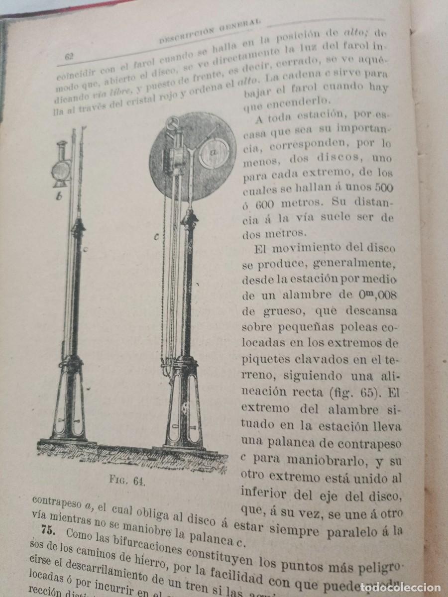 Libros antiguos: Antiguo libro sobre Ferrocarriles. 1908. - Foto 17