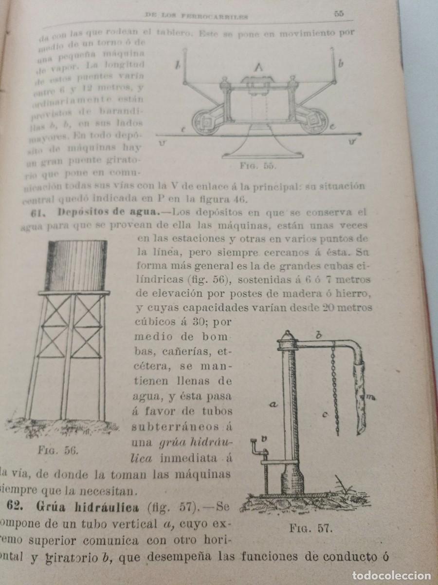 Libros antiguos: Antiguo libro sobre Ferrocarriles. 1908. - Foto 18