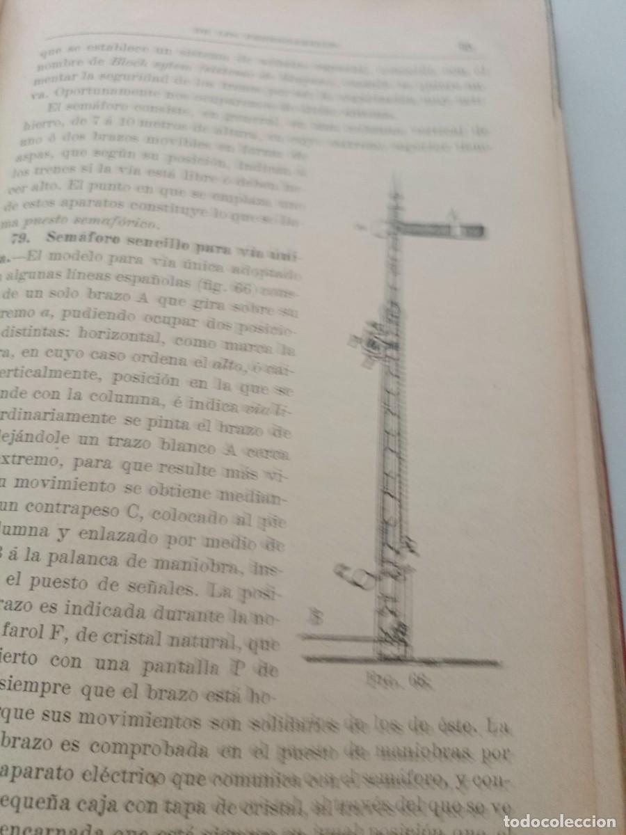 Libros antiguos: Antiguo libro sobre Ferrocarriles. 1908. - Foto 20