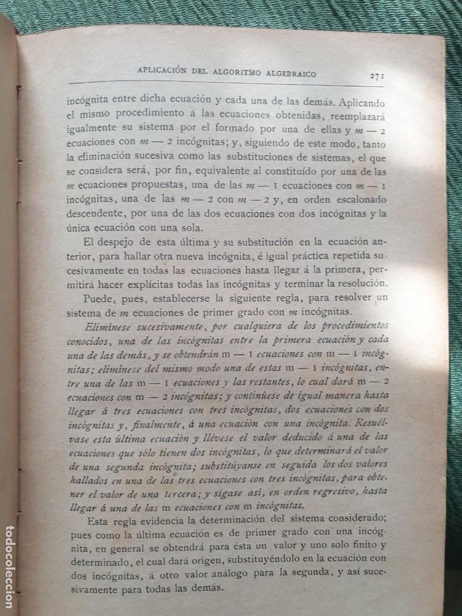 Libros antiguos: Algebra. Ignacio Salinas y Manuel Benitez. - Foto 4