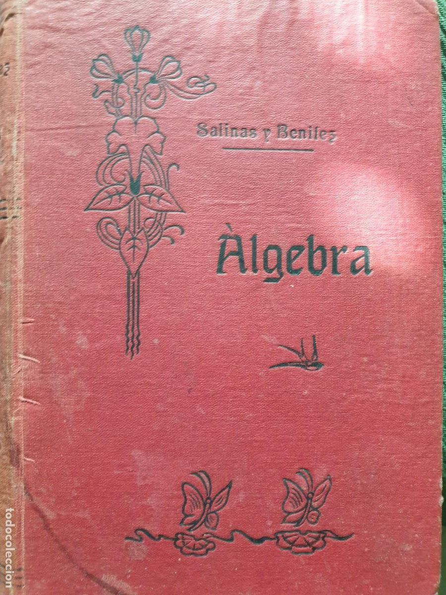Libros antiguos: Algebra. Ignacio Salinas y Manuel Benitez. - Foto 1