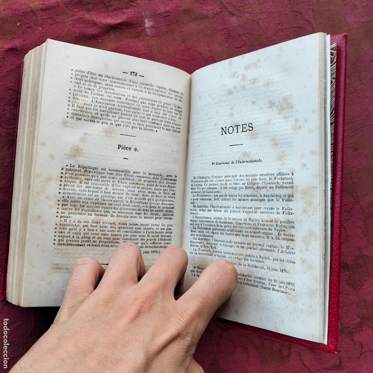 Libros antiguos: Oscar Testut, linternationale, Lachaud Subercaze 1871 - Foto 8