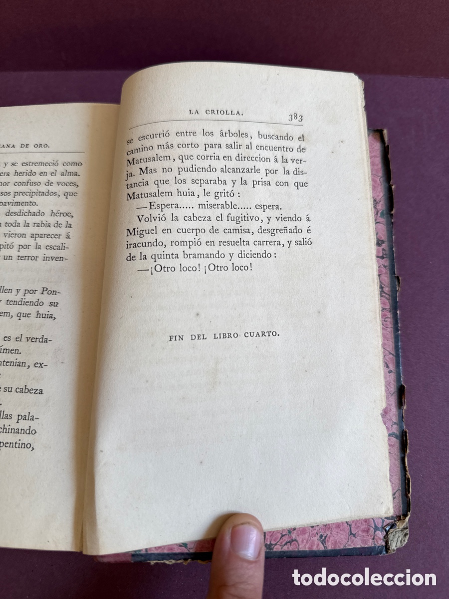 Libros antiguos: La criolla - Jos&eacute; Selgas - 1872 - Foto 4