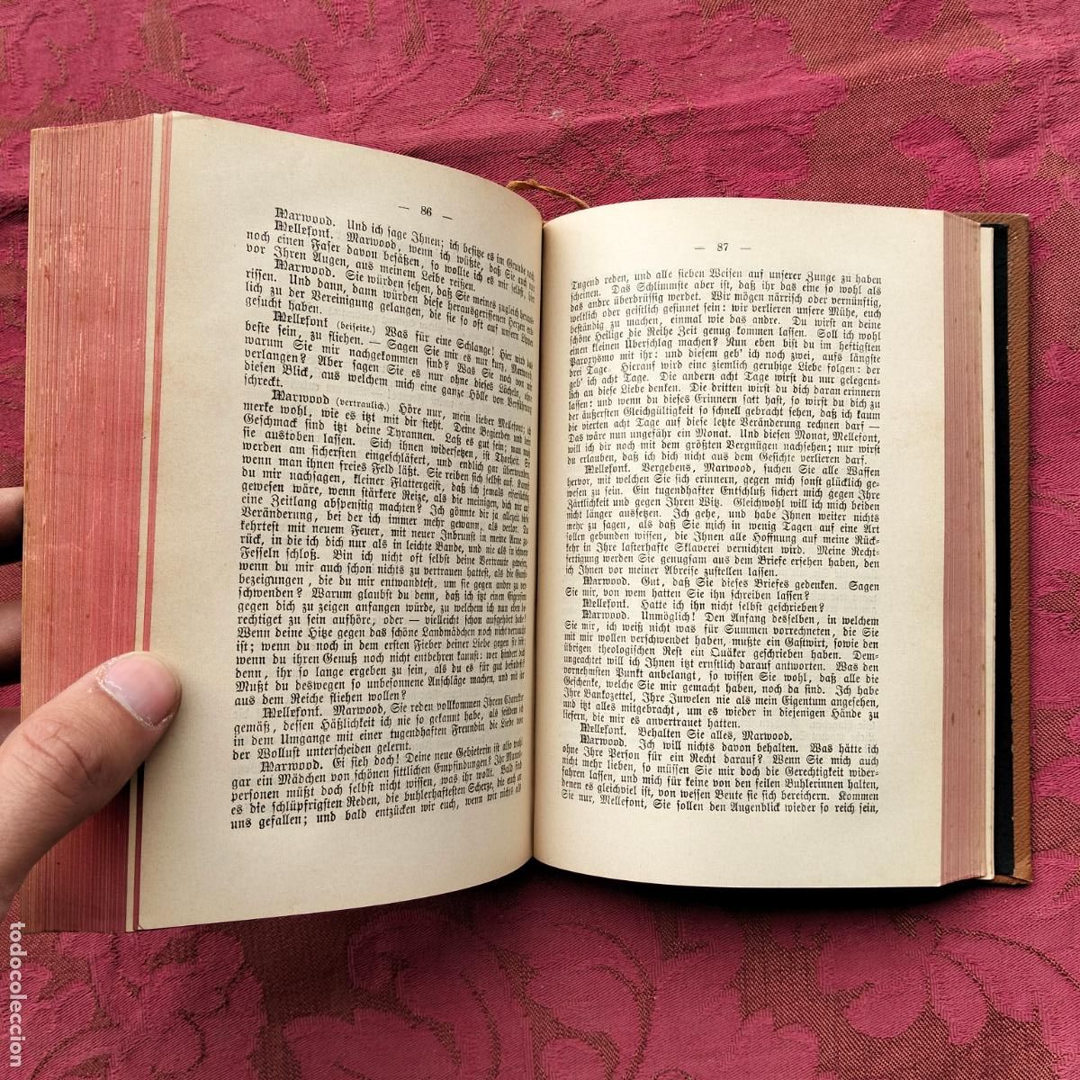 Libros antiguos: Lessings Werke Erster Band Stuttgart 1890 - Foto 5