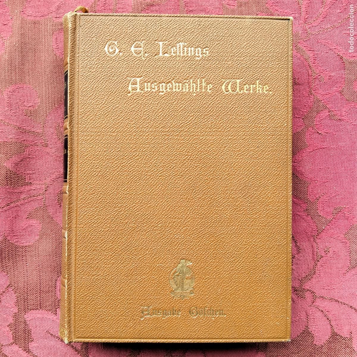 Libros antiguos: Lessings Werke Erster Band Stuttgart 1890 - Foto 8