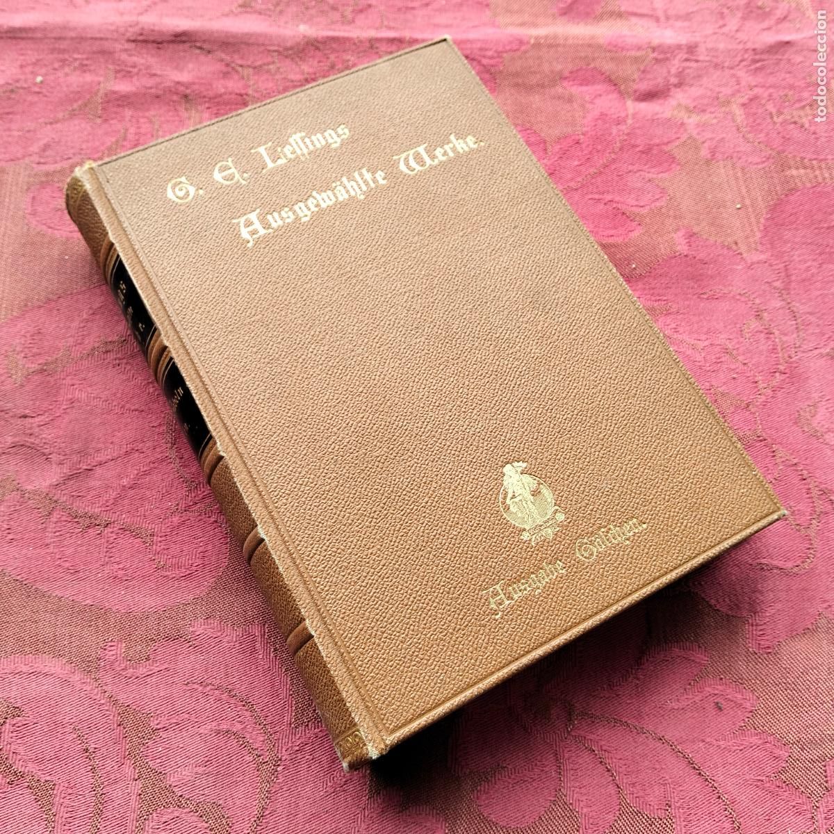 Libros antiguos: Lessings Werke Erster Band Stuttgart 1890 - Foto 1