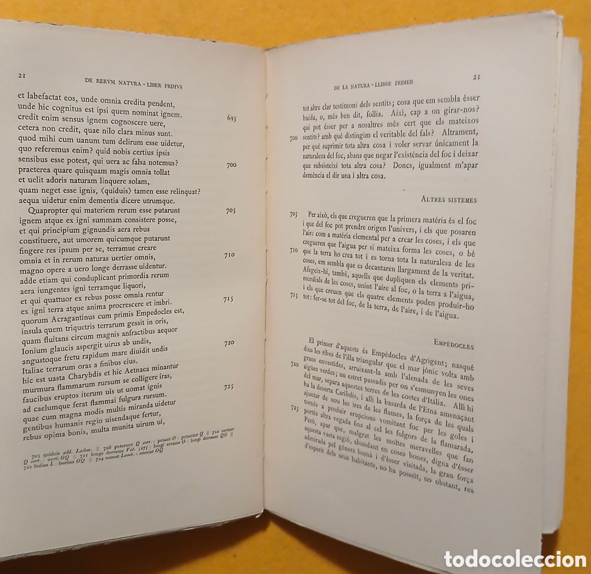 Libros antiguos: De la Natura, Lucreci, Escriptors Llatins - Foto 4