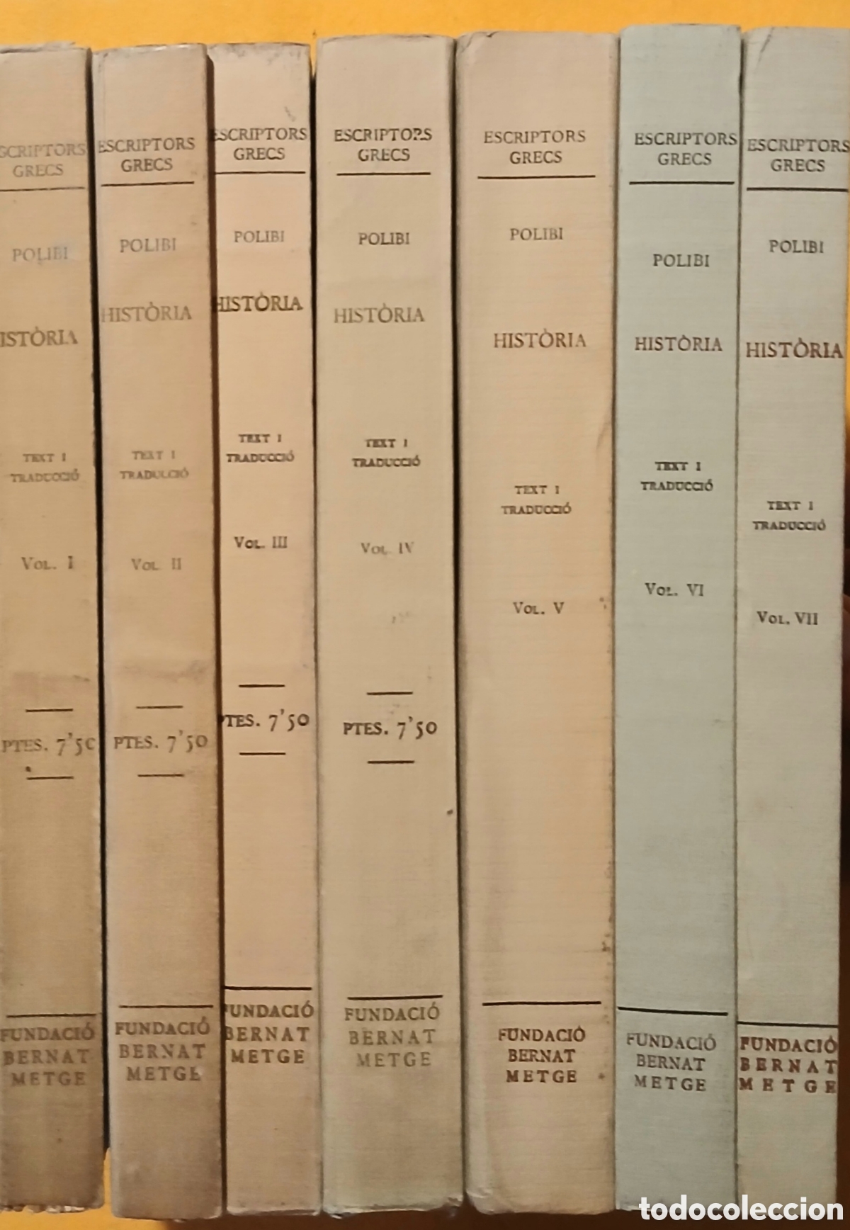 Libros antiguos: Polibi, Hist&ograve;ria 1929 a 1968 - Foto 2