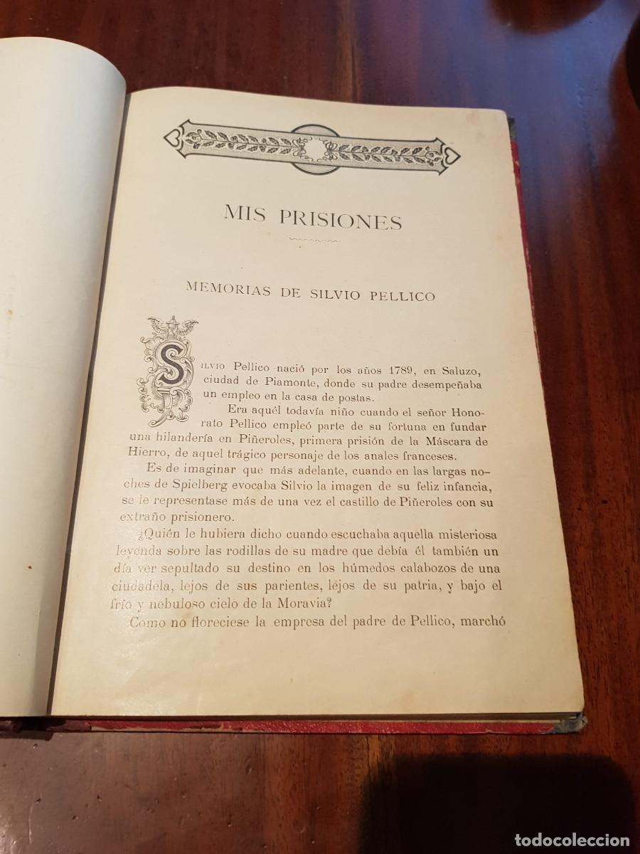 Libros antiguos: MIS PRISIONES-MEMORIAS DE SILVIO PELLICO- - Foto 4