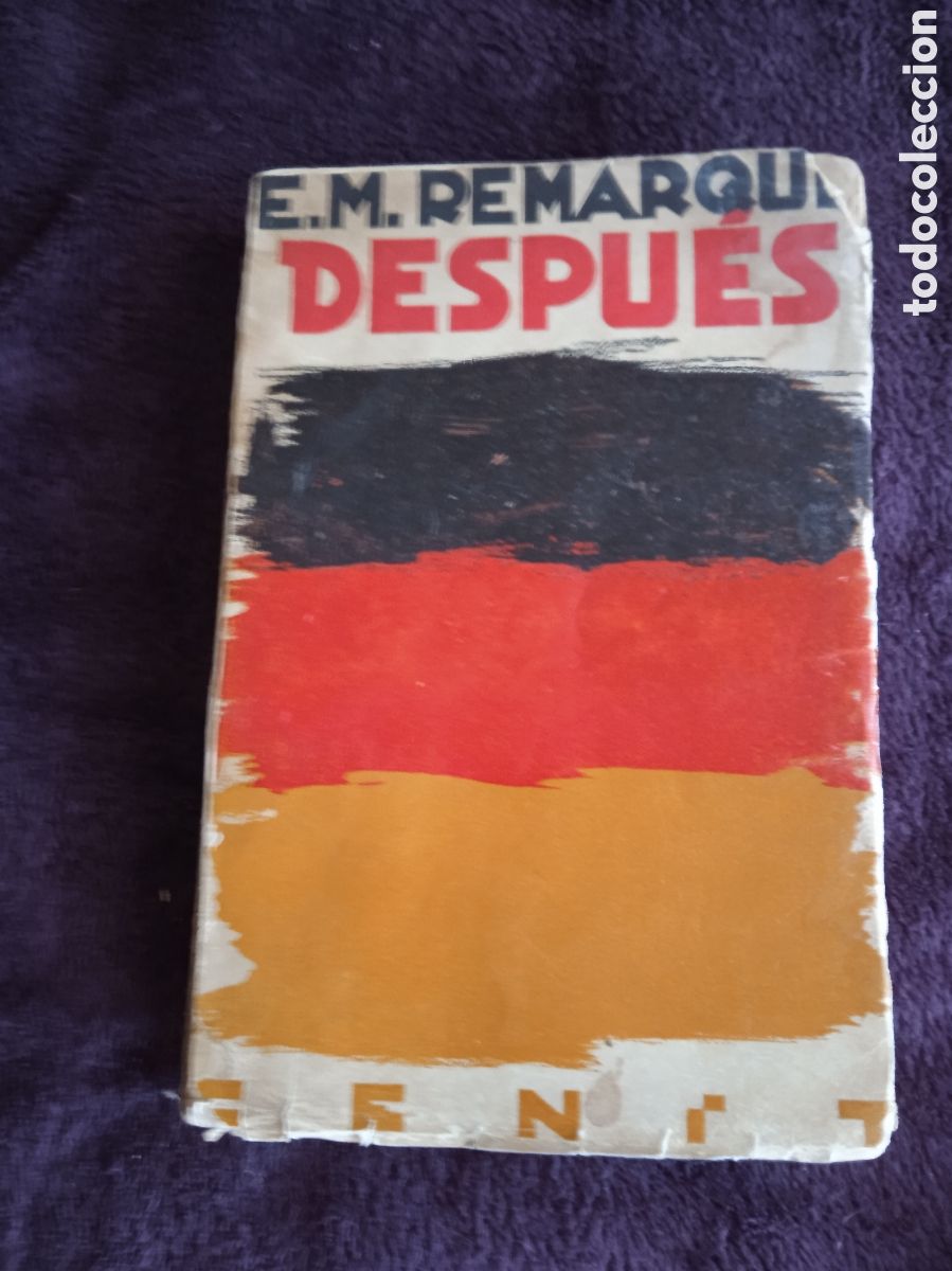 Libros antiguos: DESPUES. / REMARQUE E. M. - MADRID 1931 - Foto 1