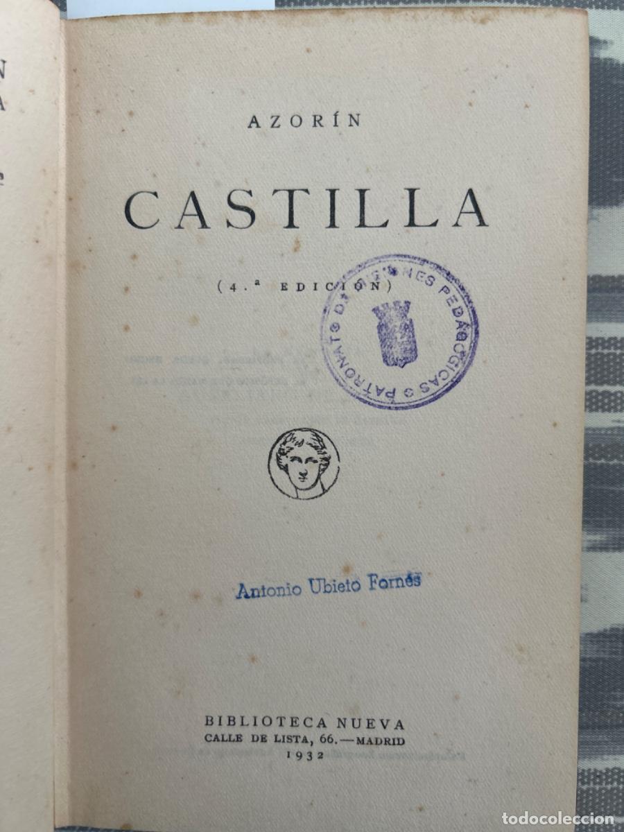 Libros antiguos: CASTILLA, AZORIN, 1932 - Foto 1