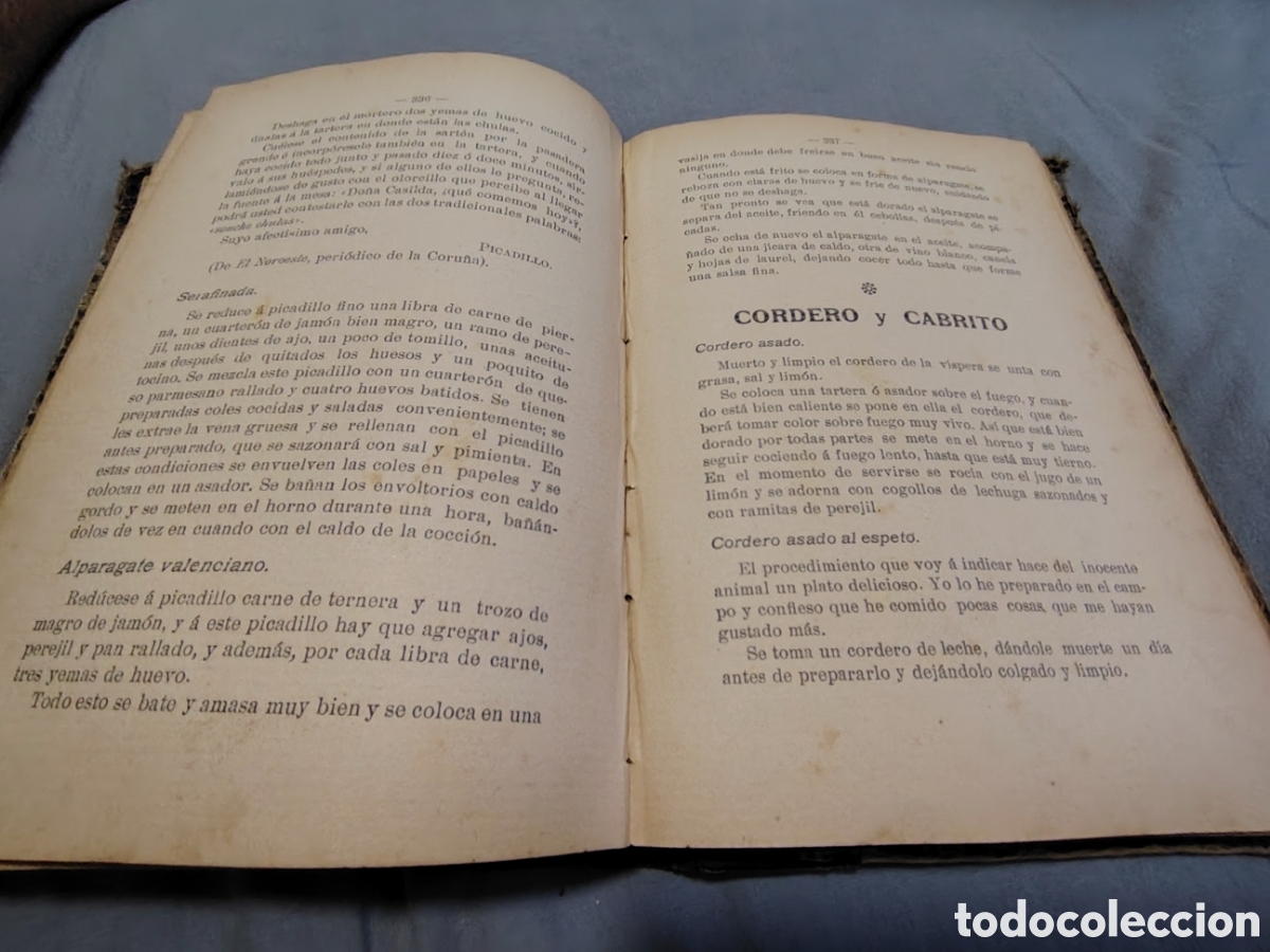 Libros antiguos: La cocina pr&aacute;ctica. Manuel Puga y Praga, Picadillo - Foto 8