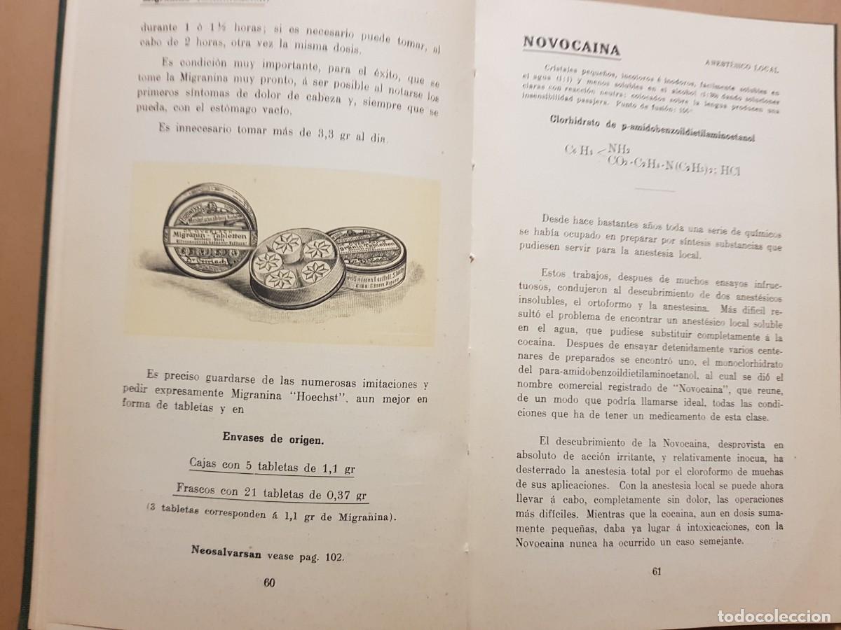 Libros antiguos: REMEDIA HOECHST (ILUST) - EN ALEM&Aacute;N - A&Ntilde;O 1914 - Foto 12
