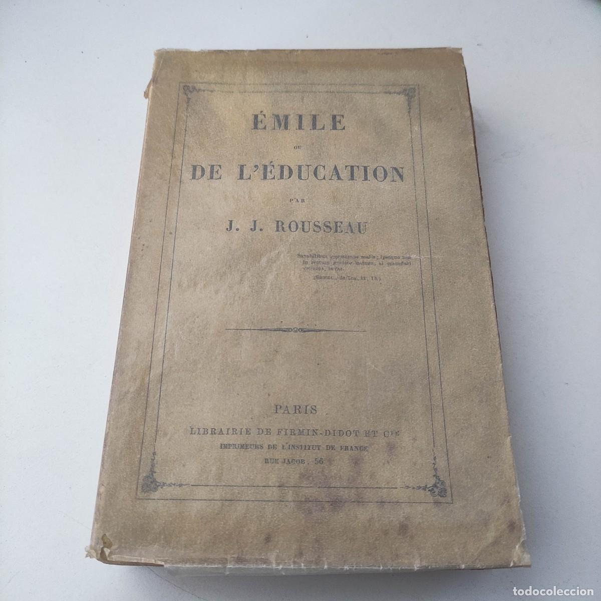 Libros antiguos: Emile ou de lEducation. - Foto 1