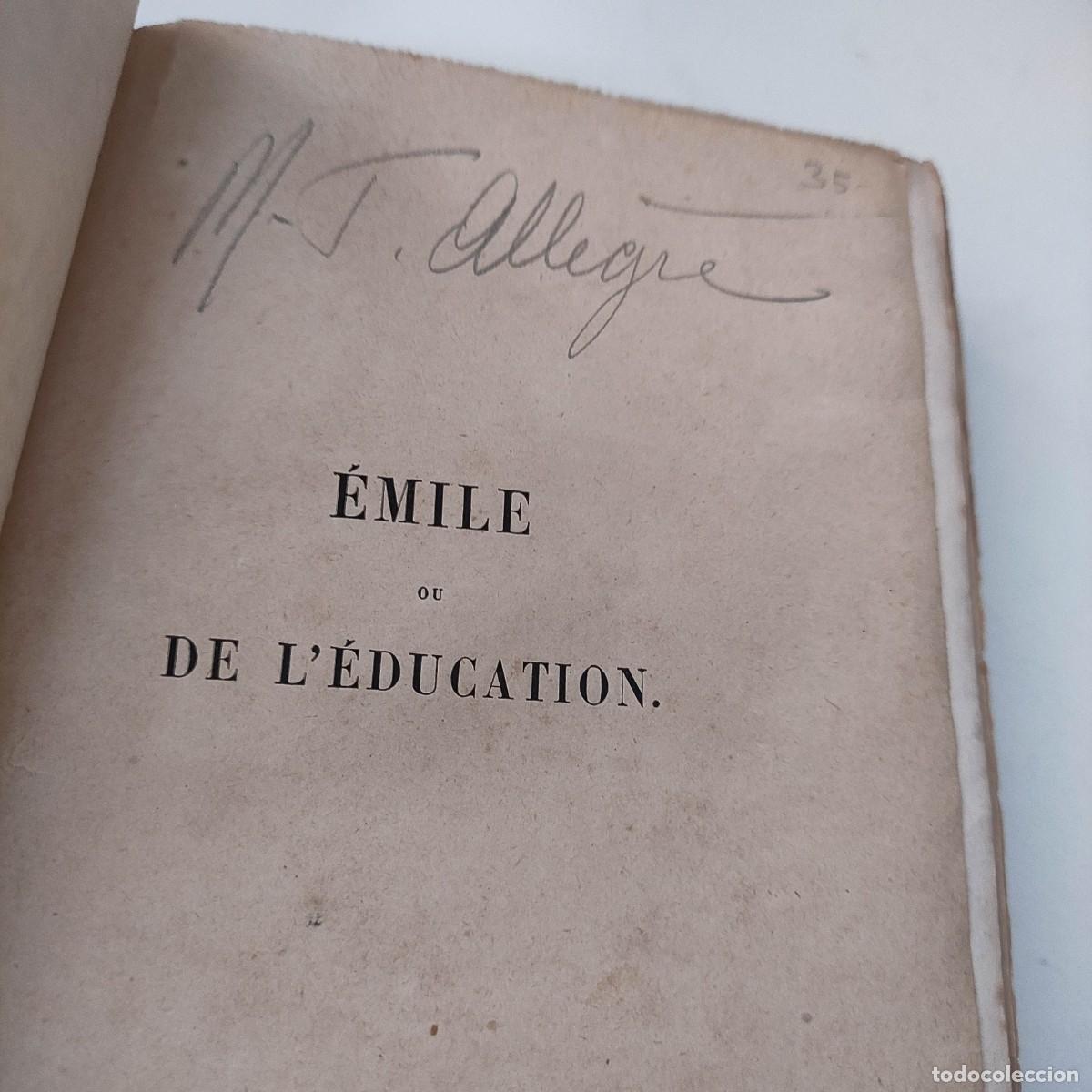 Libros antiguos: Emile ou de lEducation. - Foto 3