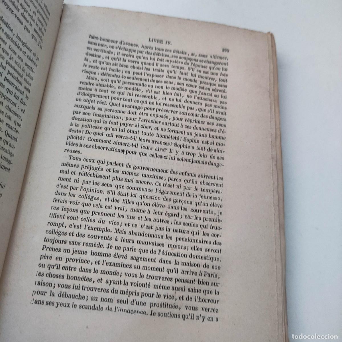 Libros antiguos: Emile ou de lEducation. - Foto 5