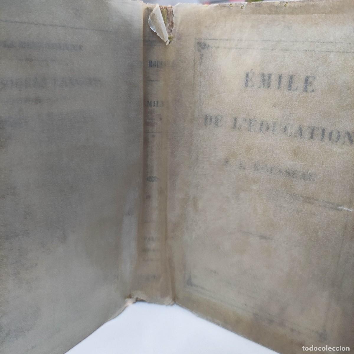 Libros antiguos: Emile ou de lEducation. - Foto 6