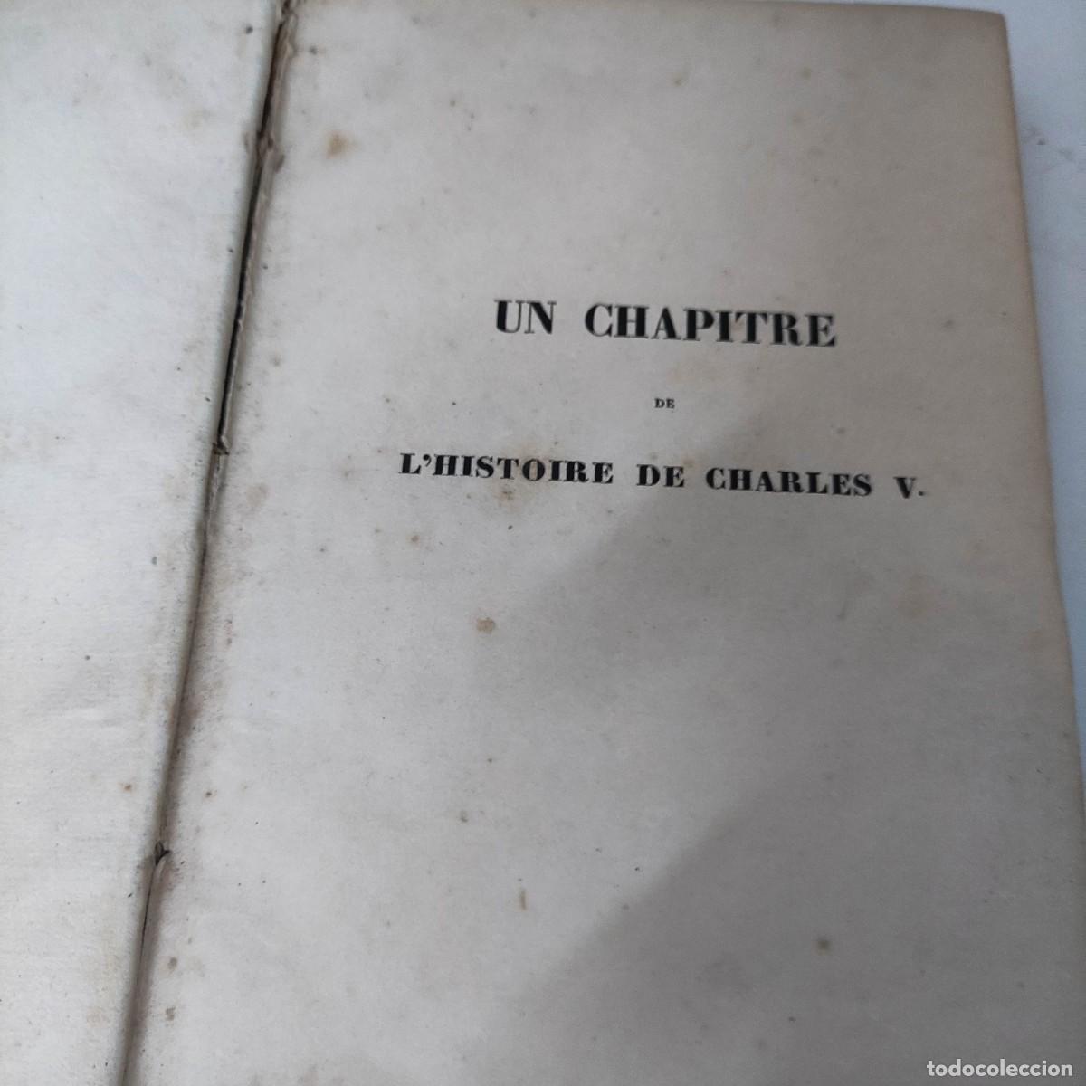 Libros antiguos: Un chapitre de lhistoire de Charles V - Foto 2
