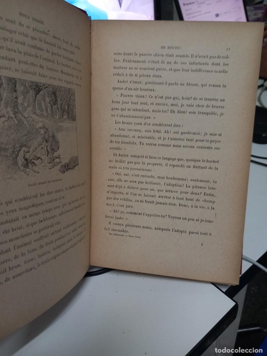 Libros antiguos: SOUS TERRE. A. de G&eacute;riolles - Foto 3