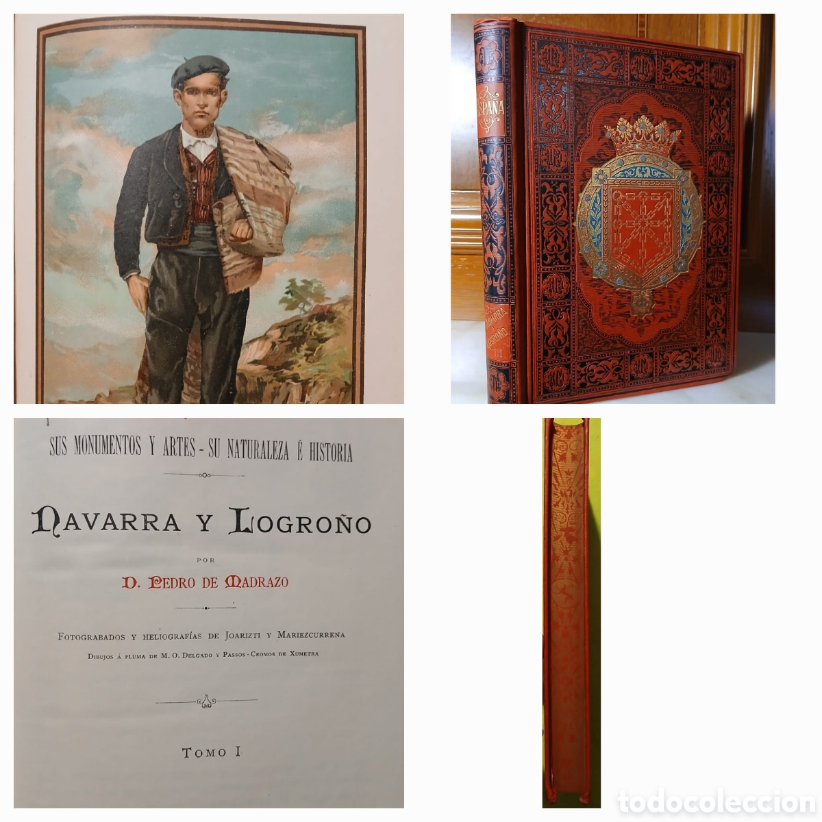 Libros antiguos: Espa&ntilde;a, Navarra y Logro&ntilde;o I - Foto 1