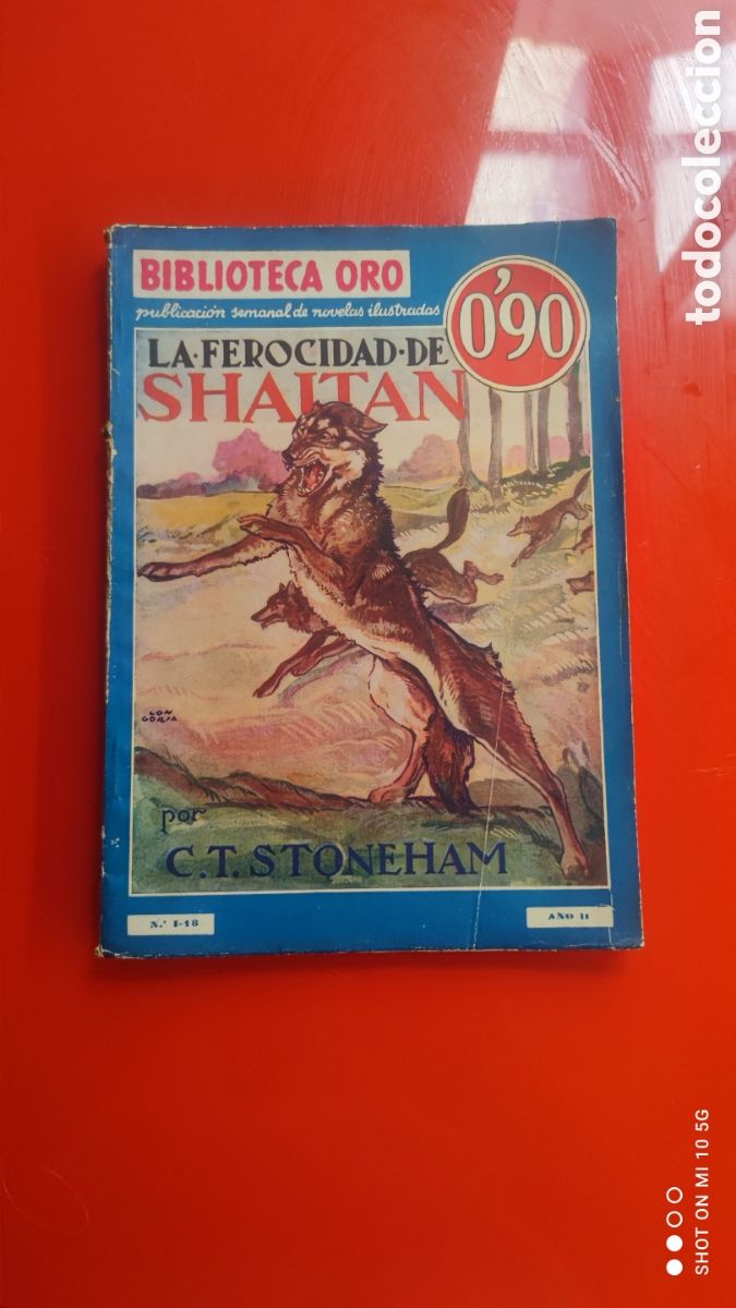 Libros antiguos: &rdquo;LA FEROCIDAD DE SHAITAN&rdquo;- BIBLIOTECA ORO,(MOLINO 1934) - Foto 1