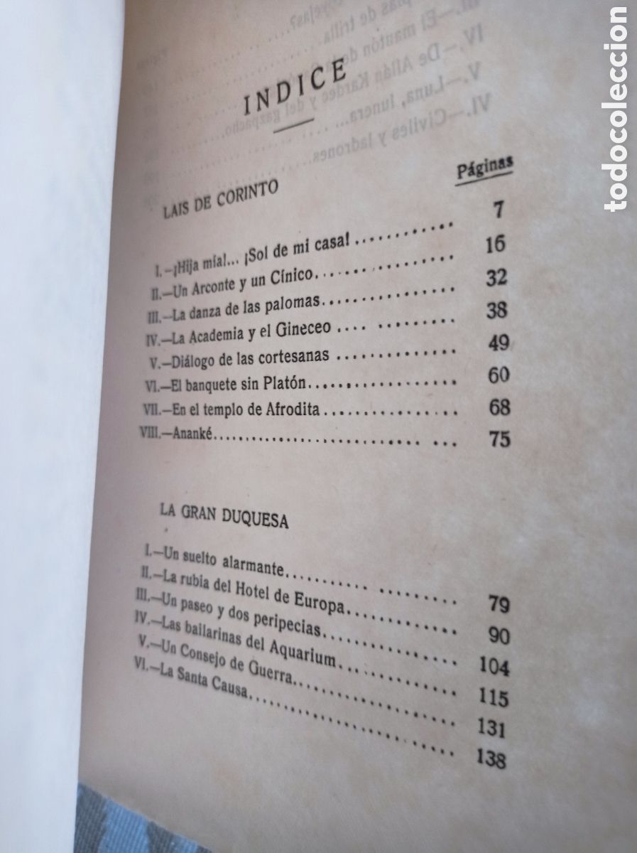 Libros antiguos: LAIS DE CORINTO, Y DOS NOVELAS M&Aacute;S. CRIST&Oacute;BAL DE CASTRO. - Foto 4