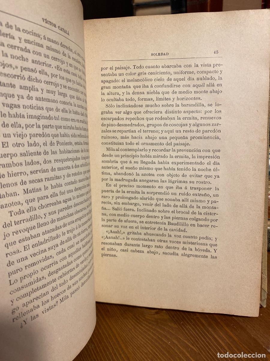 Libros antiguos: SOLEDAD VICTOR CATALA MONTANER Y SIMON 1907 - Foto 3