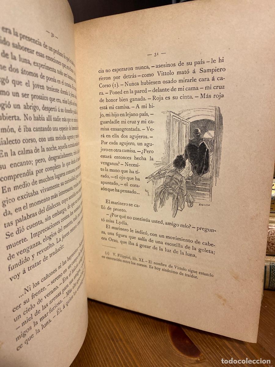 Libros antiguos: COLOMBA PROSPERO MERIMEE MONTANER Y SIMON 1908 - Foto 4