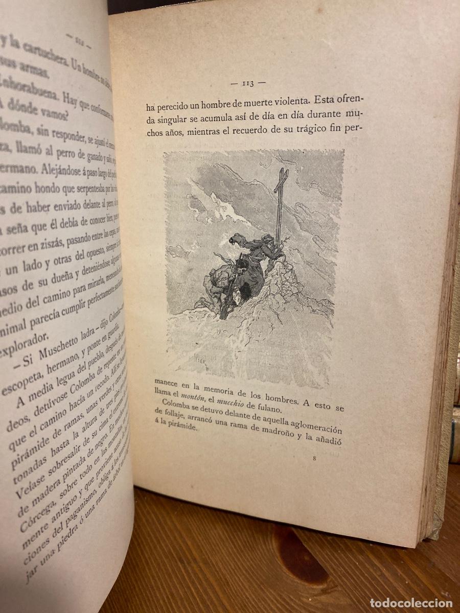 Libros antiguos: COLOMBA PROSPERO MERIMEE MONTANER Y SIMON 1908 - Foto 6