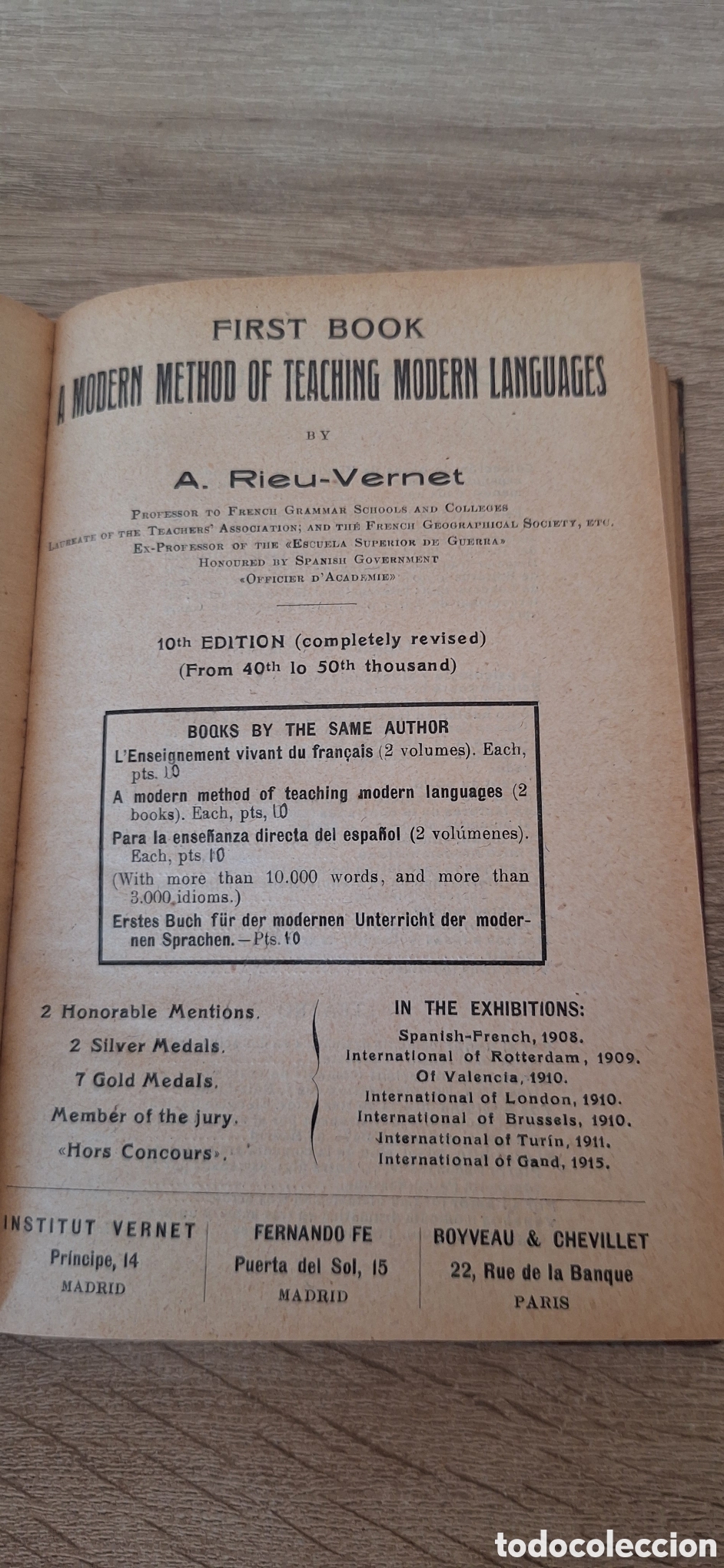 Libros antiguos: Libro Rieu - Vernet - Method - - Foto 4