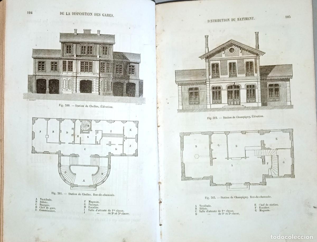 Libros antiguos: TRAIT&Eacute; &Eacute;L&Eacute;MENTAIRE DES CHEMINS DE FER. TOME SECOND - Foto 5