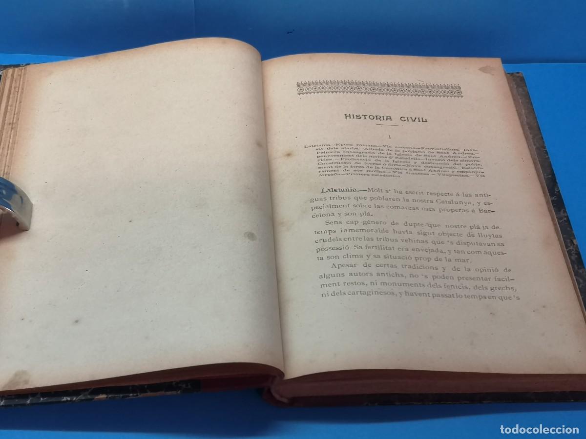 Libros antiguos: SANT ANDREU DE PALOMAR. - JOAN CLAP&Eacute;S Y CORBERA - Foto 7