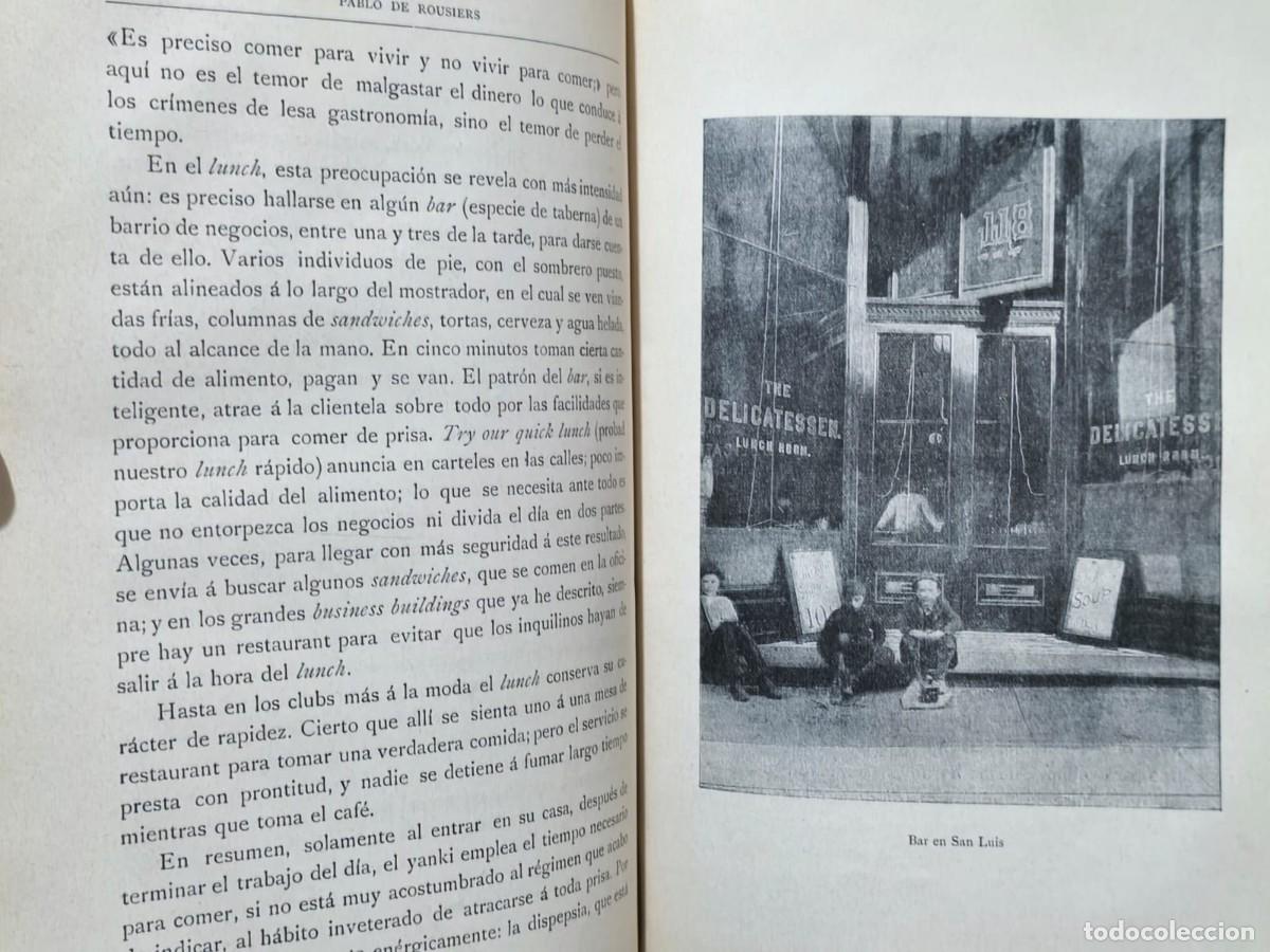 Libros antiguos: Pablo de Rousiers &ndash; La vida en la Am&eacute;rica del Norte - 1899 - Foto 3