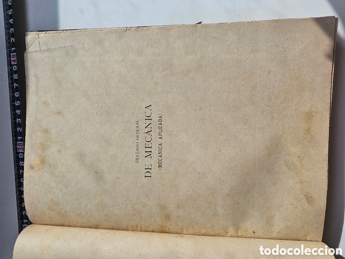 Libros antiguos: Libro Tratado general de mec&aacute;nica 1886 Tomo II - Foto 13