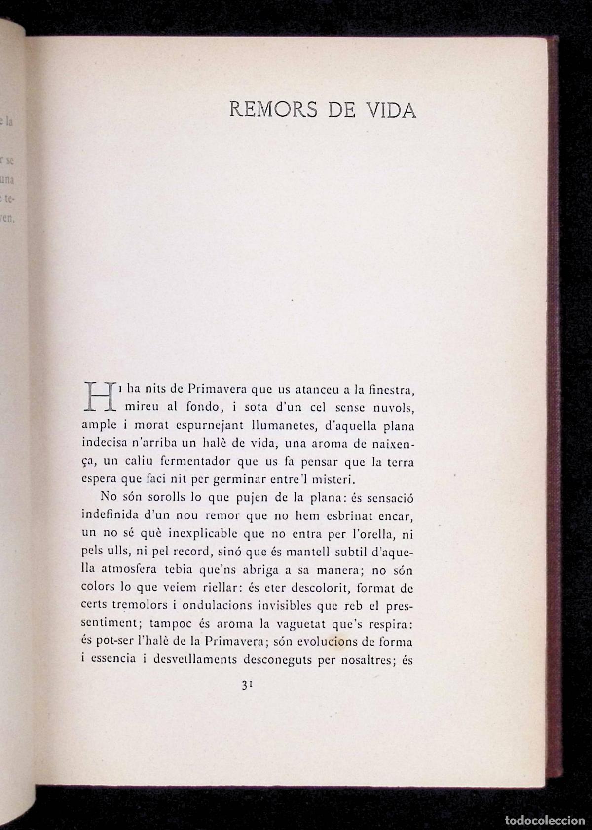Libros antiguos: FULLS DE LA VIDA. - RUSI&Ntilde;OL, Santiago. - Foto 2