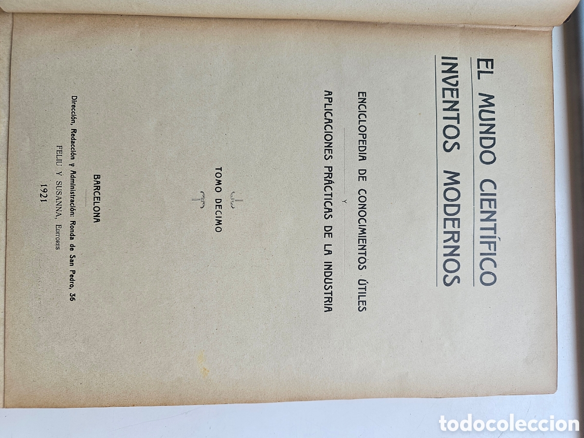 Libros antiguos: Libro El Mundo cient&iacute;fico inventos modernos 1921 - Foto 2