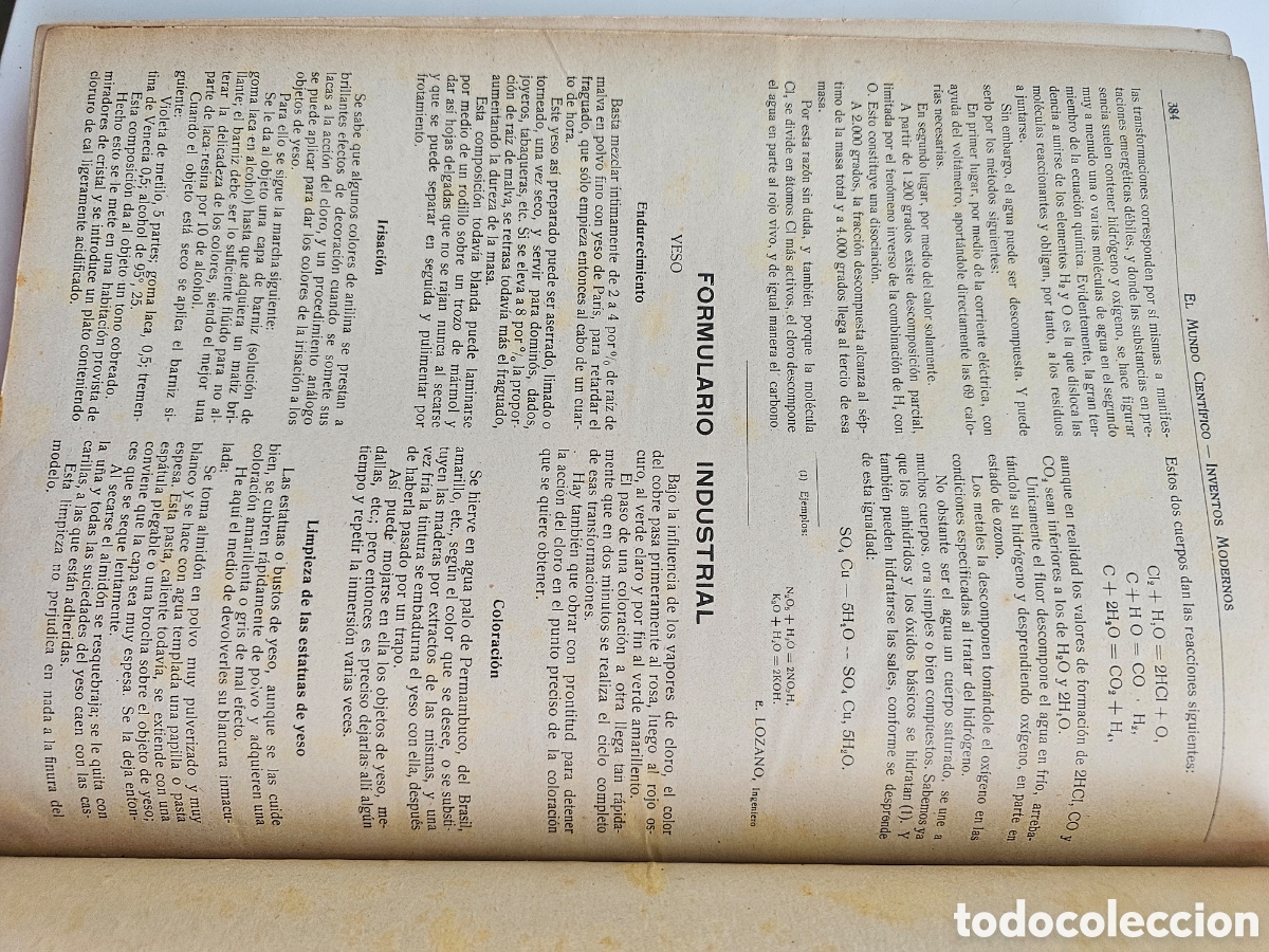Libros antiguos: Libro El Mundo cient&iacute;fico inventos modernos 1921 - Foto 8