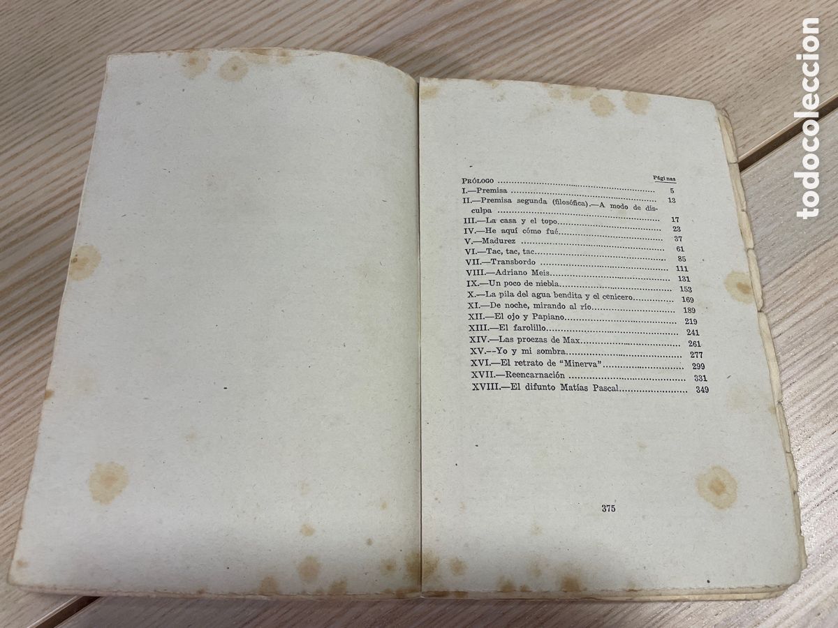Libros antiguos: El difunto, Mat&iacute;as Pascal/ Pirandello - Foto 2