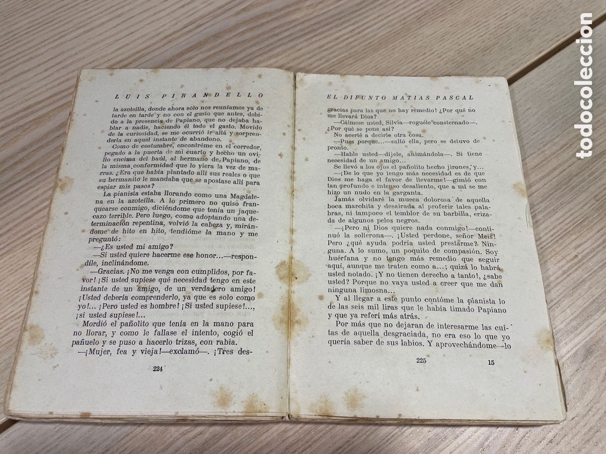 Libros antiguos: El difunto, Mat&iacute;as Pascal/ Pirandello - Foto 4