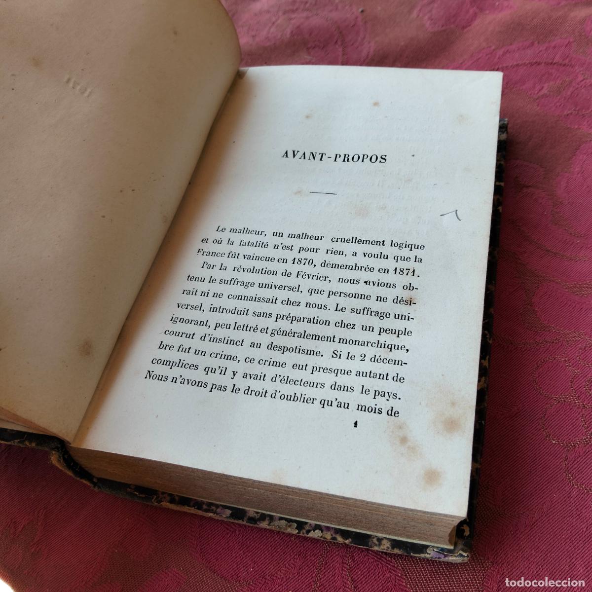 Libros antiguos: E About, Alsace 1871-1872 Paris Hachette 1873 - Foto 6