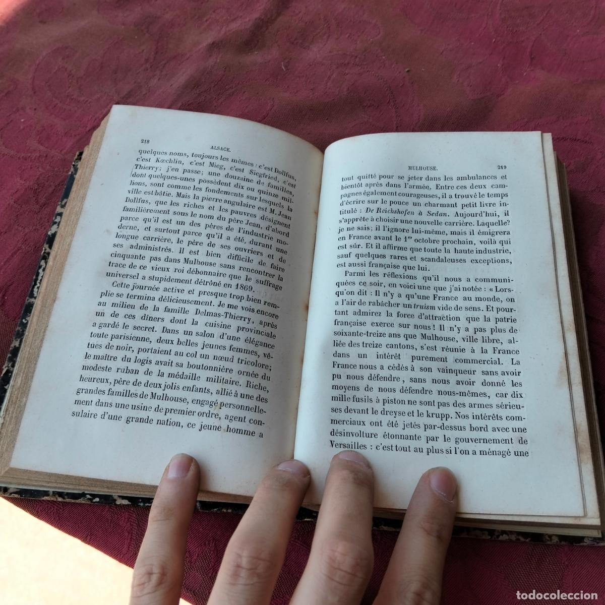 Libros antiguos: E About, Alsace 1871-1872 Paris Hachette 1873 - Foto 7