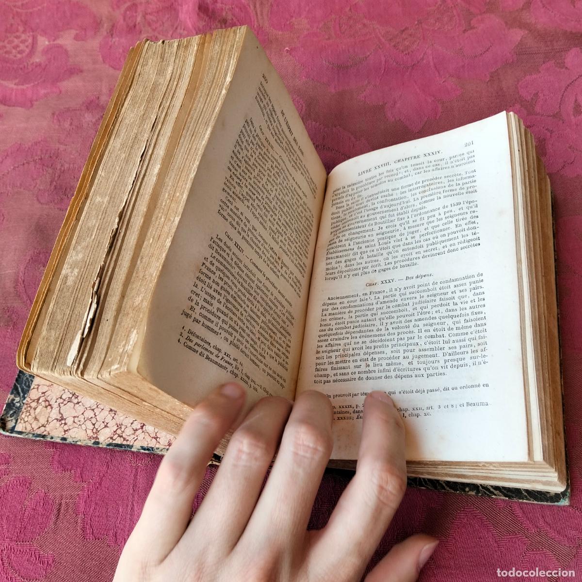 Libros antiguos: Oeuvres compl&egrave;tes de Montesquieu 1865+ - Foto 8